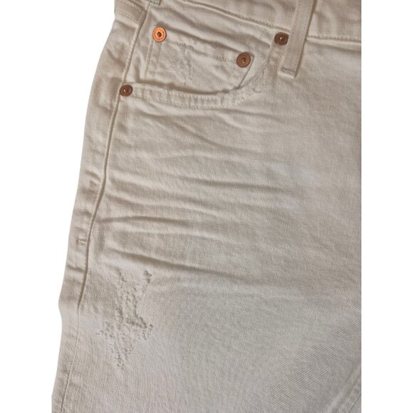 Citizens of Humanity Inga Jeans in Frappe Skinny Low/ Mid Rise Jeans White sz 25 - Picture 6 of 12